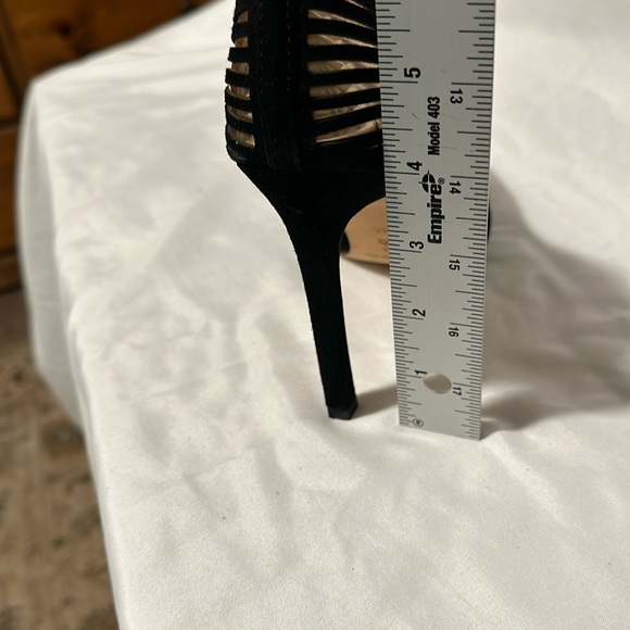 HIGH HEELS ANTIONO MELANI BLACK AND GOLD - Picture 4 of 7